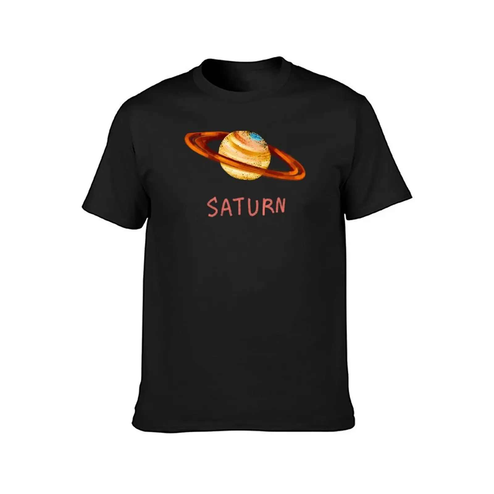 Red Saturn T-Shirt animal prinfor boys aesthetic clothes new edition anime clothes mens big and tall t shirts image 2