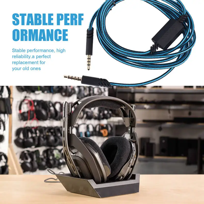 Headset Cable For Astro A10 A40 A30 A50 Gaming Headset/PS4/ One Logitech A40 Headset Cable