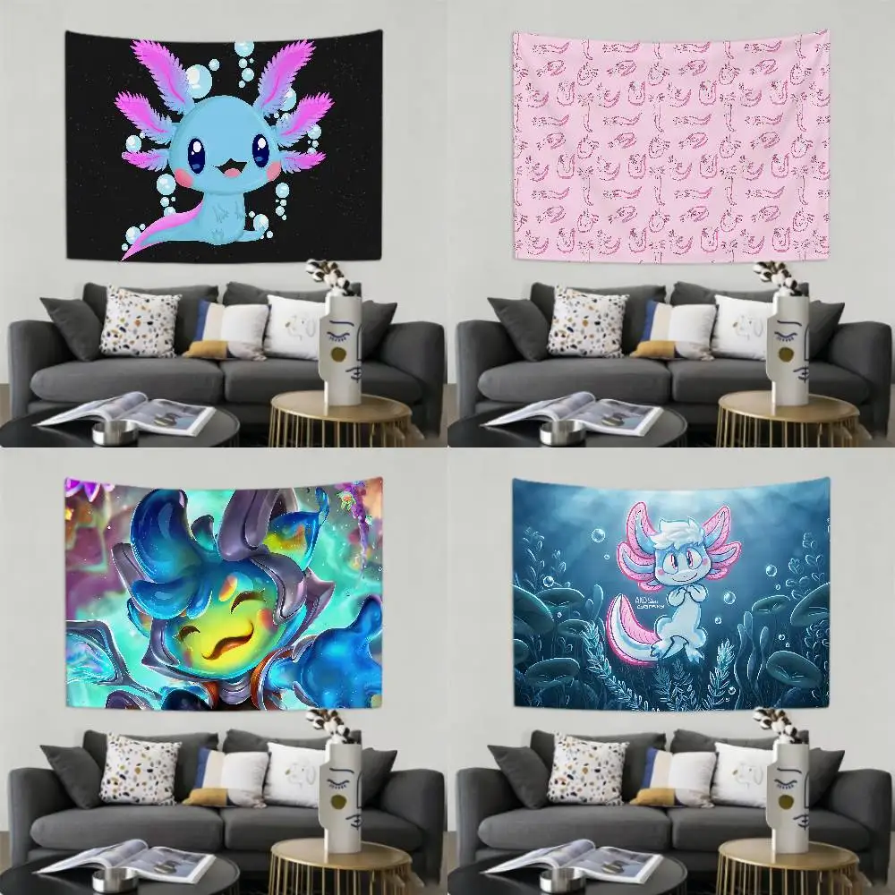 E-Axolotls-r-Designs-g-Aesthetics Tapestry Customizable Tapestries Of Various Styles,wall Hangings, Celebrity Photo Printing