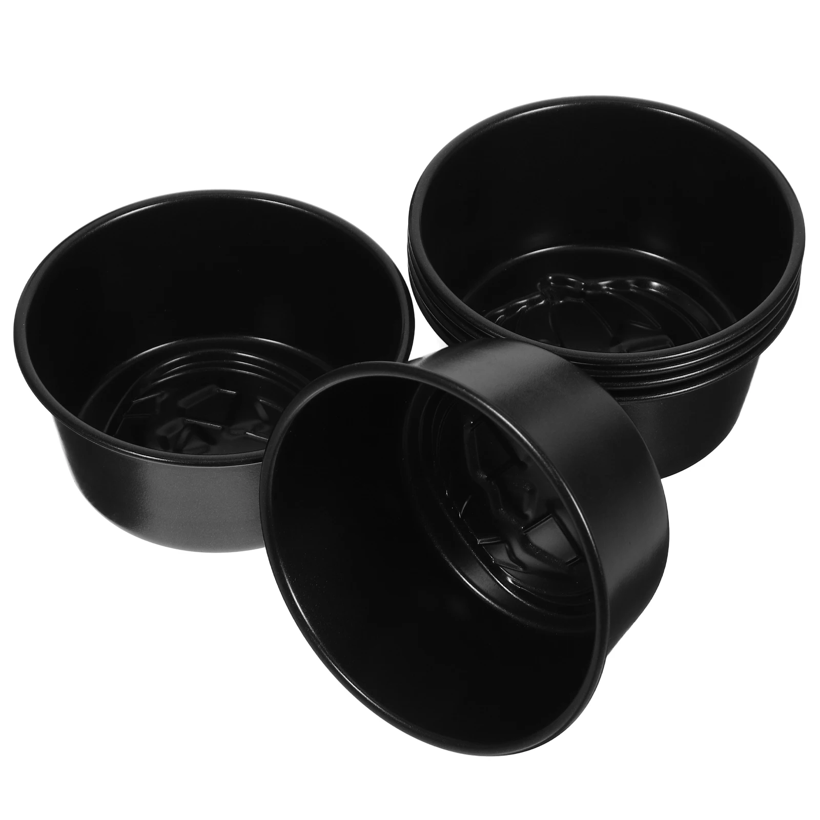 

6pcs Halloween Pumpkin Pudding Cake Cups Metal Baking Molds Non-Stick Carbon Steel Mini Cheesecake Pans For Home Cupcake Egg