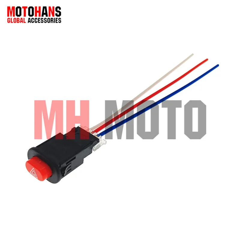 

3 CABLES STOP SWITCH BUTTON FOR GY6 50CC 125CC 150CC DS125 DS150 MOPED SCOOTER