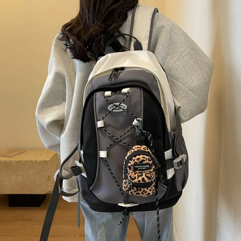 Fashion Mini Coin Purse Large Capacity Portable Storage Bag Key Chain Nylon Headphone Bag Boy Girl