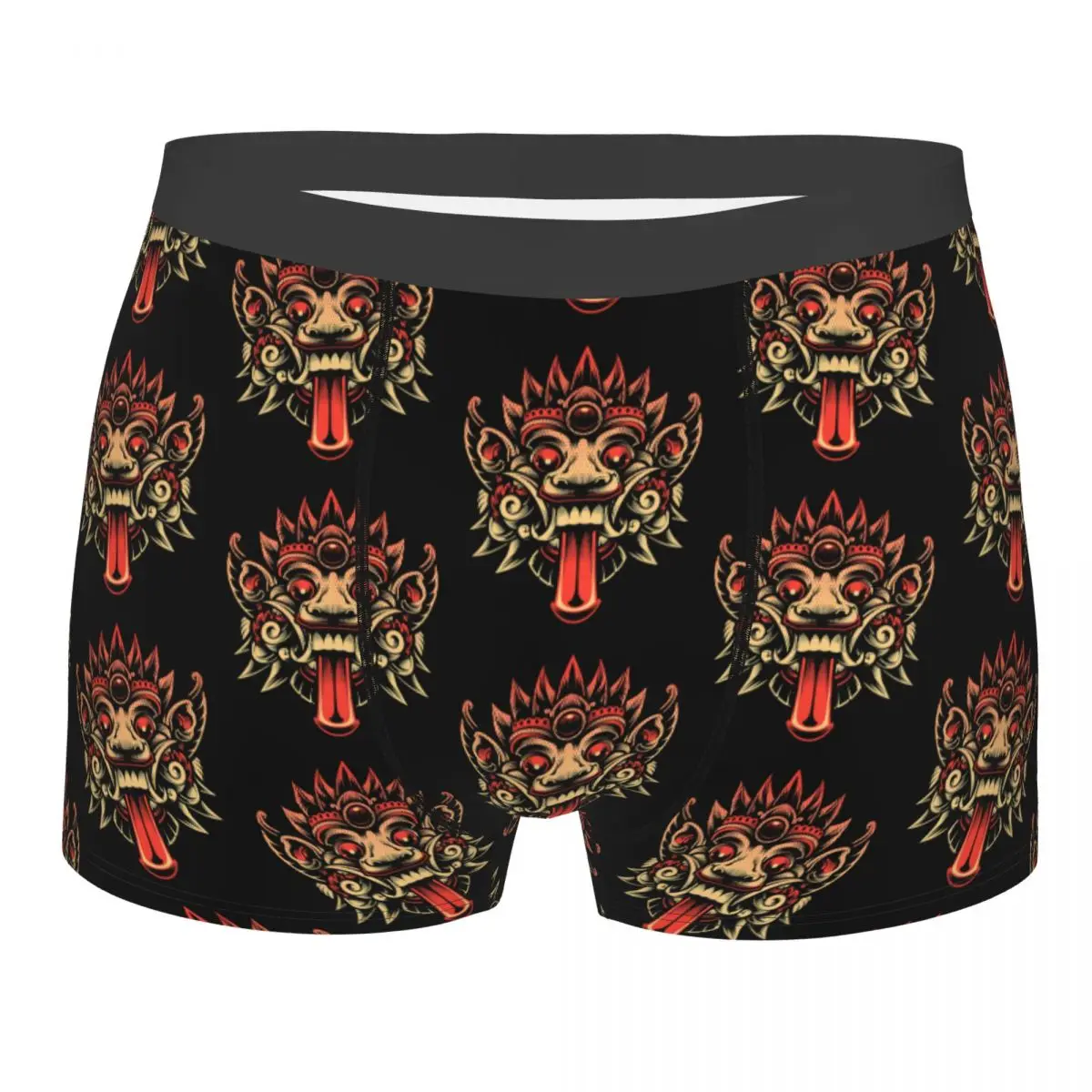 

LEAK BALI Underpants Breathbale Panties Male Underwear Print Shorts Boxer Briefs