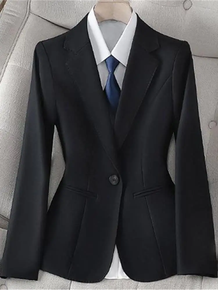 Bla Suit Jaet femmes printemps automne nouveau vêtement de travail professionnel entretien formel vêtements occidentaux ort Sve Long manteau