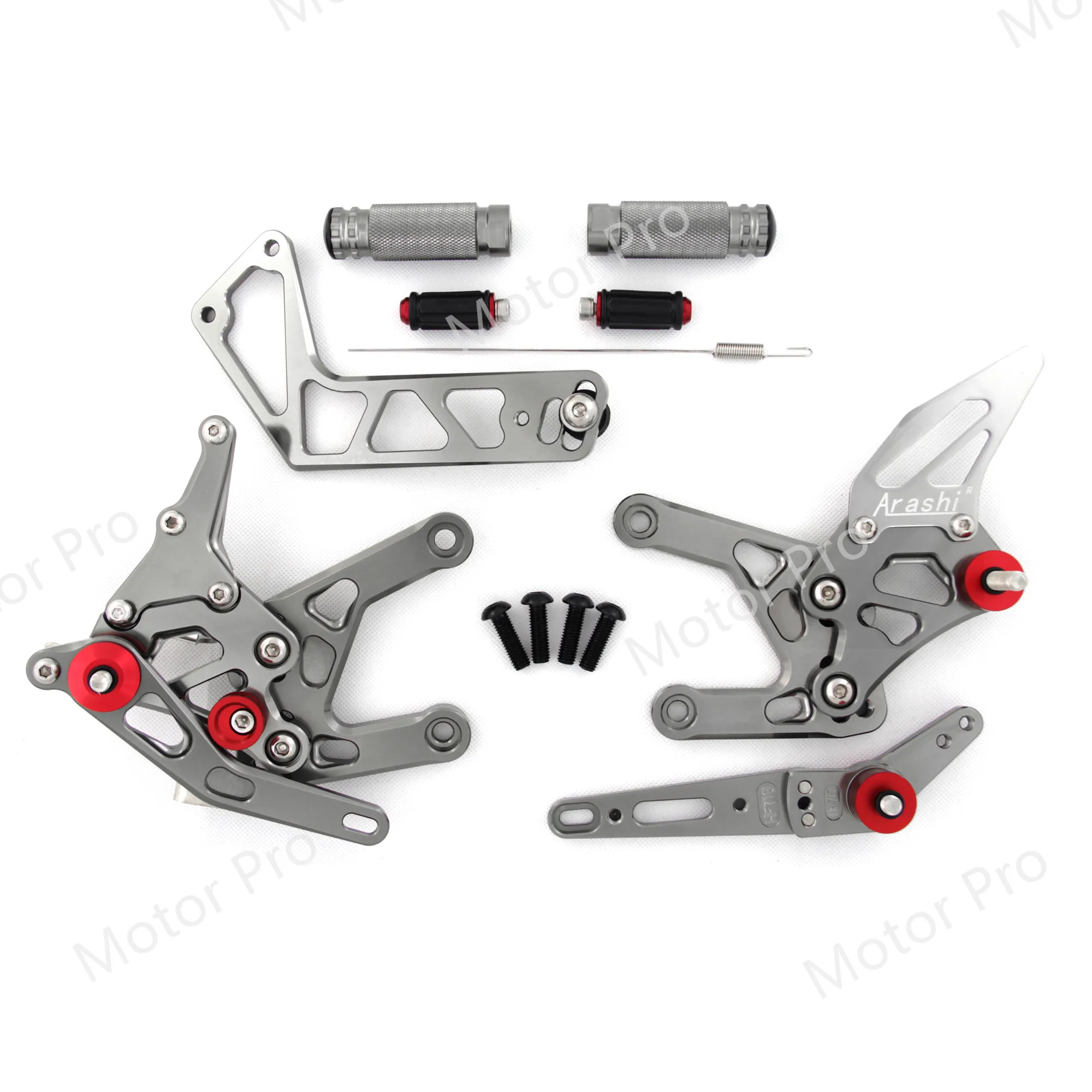 For Yamaha YZF R1 2015 - 2023 Adjustable Footrests Foot Rests Pegs Rearset Rear Set Pedal R1S R1M RN32 2016 2017 2018 2019 2020