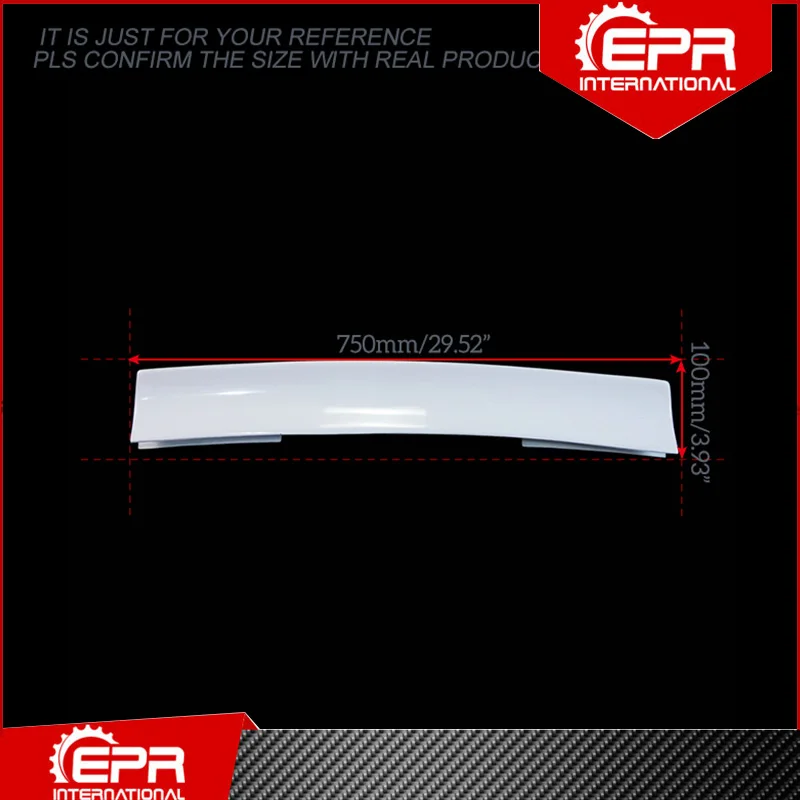 For Civic TYPE R EP3 EPA Type Glass Fiber Rear spoiler Add On (OEM spoiler only) Body Kit Tuning For CIVIC EP3 FRP Wing Racing