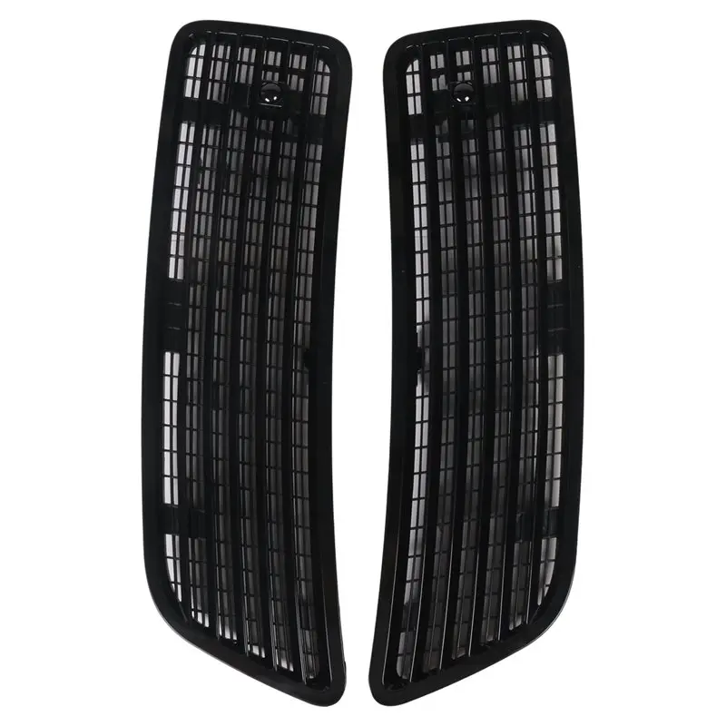

AEF2-1Pair Hood Upper Grille Vent Radiator Cover Trim For Mercedes Benz W221 W216 W251 2007-2013 A2218800205 A2218800305