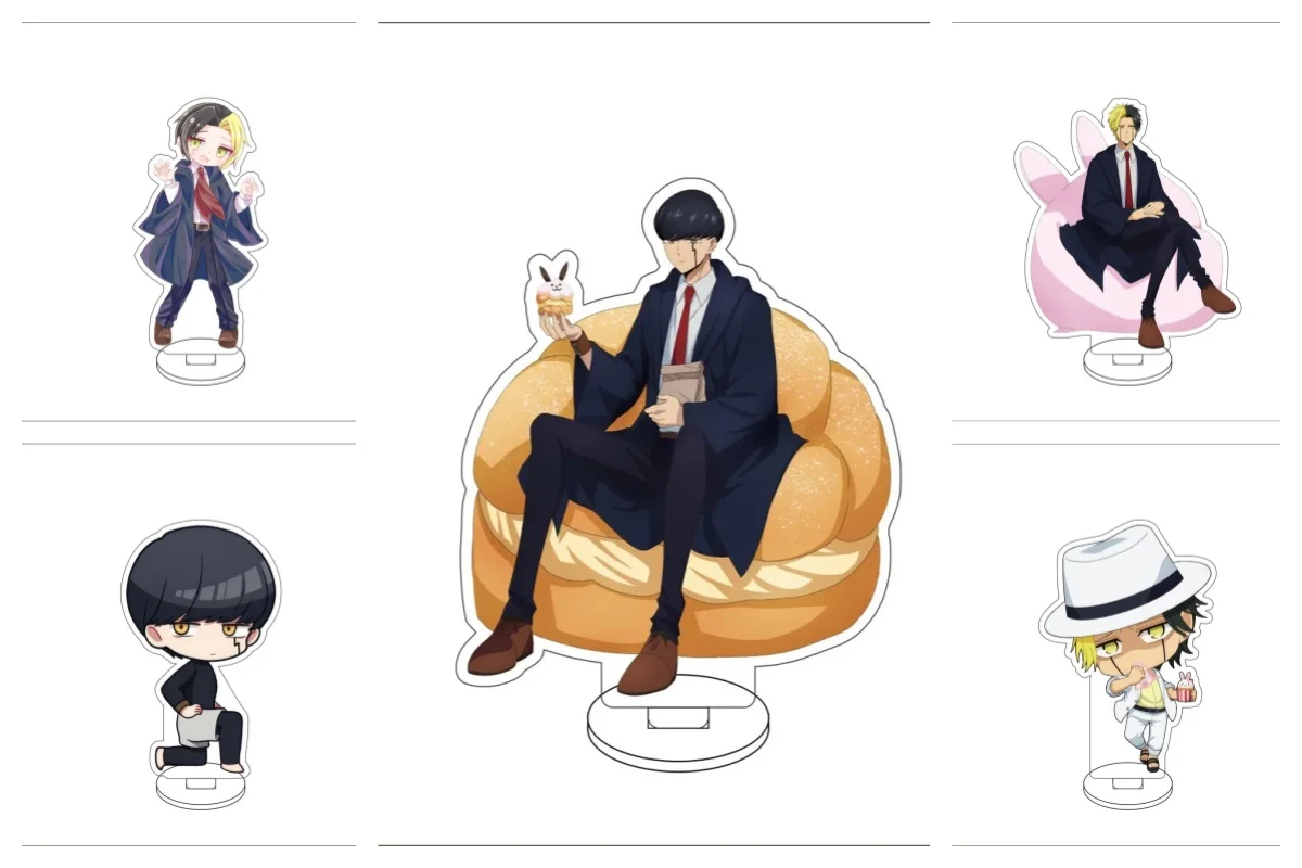 Mashle Magic And Muscles Mash Cute Avatar Мини Аниме Акриловый Брелок Мультяшный Кулон Ювелирные Изделия Подарочная Фигурка Оптовая Кольцо Для Ключей