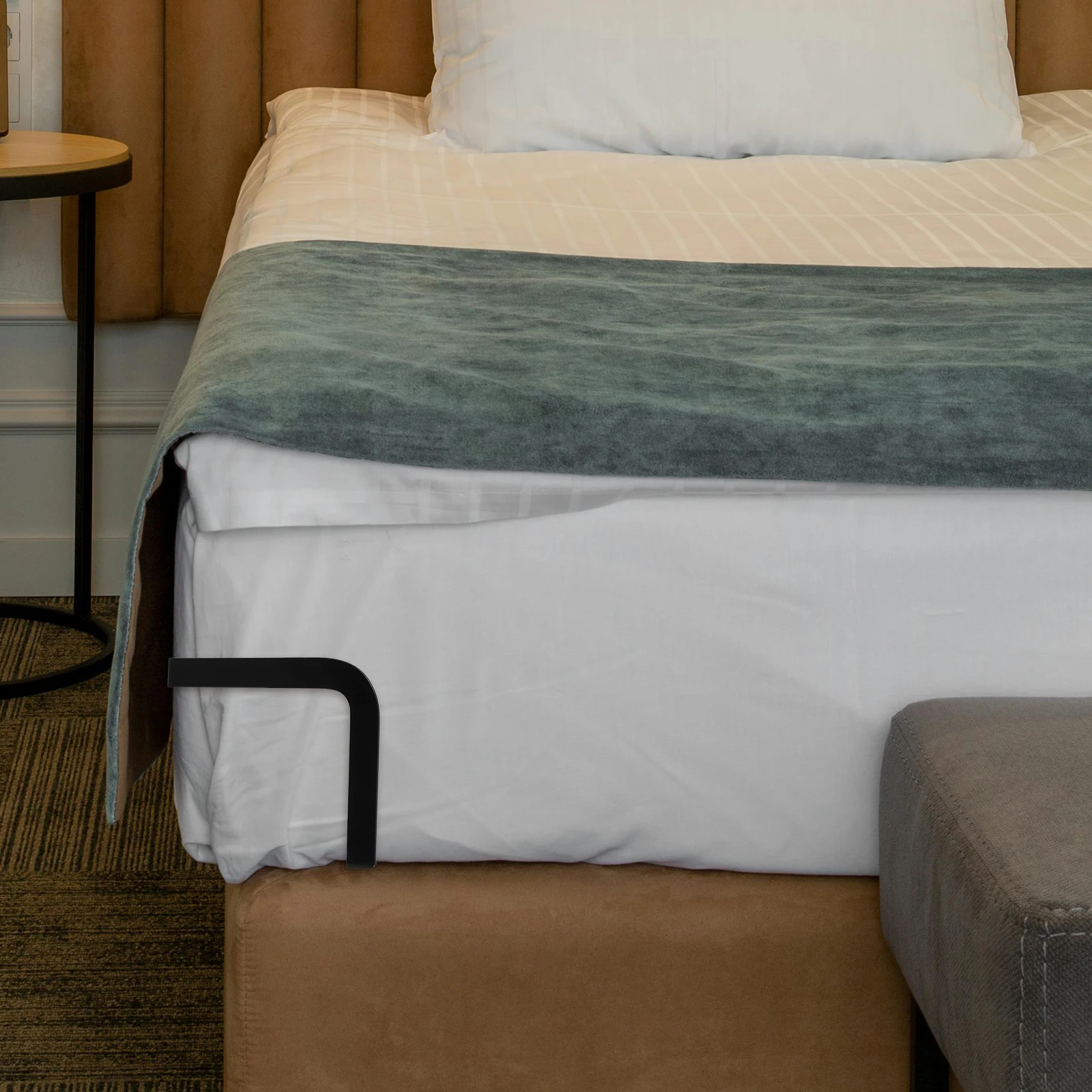 

1pc Non-Slip Mattress Holder Metal Bed Frame Stabilizer Iron Fixing Tool Bracket No Drill Installation Home