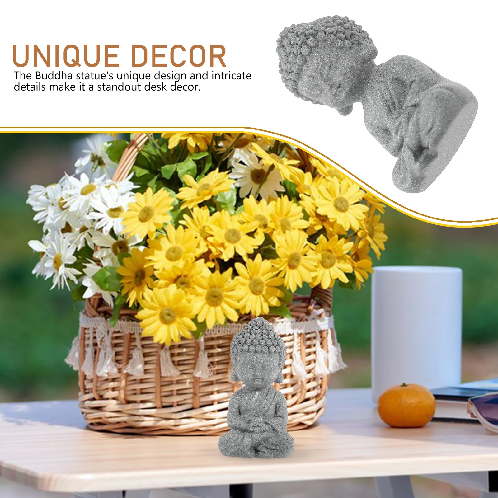 

Statue Fish Tank Buddha Resin Craft Zen Decor For Fish Tank Home Garden Desktop Aquarium Buddha Decoration