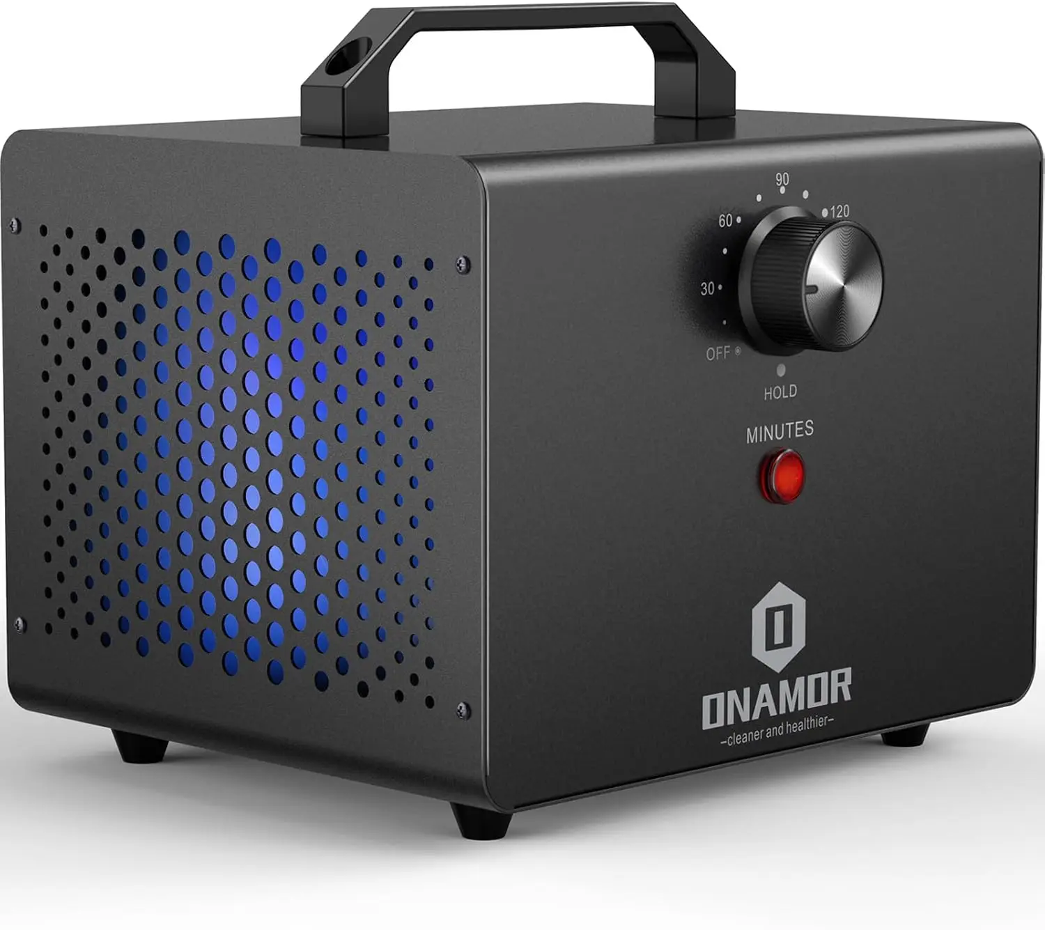 Ozongenerator 77000 mg, ozonmachine-ionisator O3-deodorant voor thuis, kelder, rook en huisdierkamer (eliminatie van geuren A