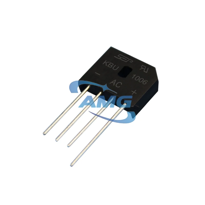 5PCS KBU1006 rectifier bridge diode rectifier bridge stack