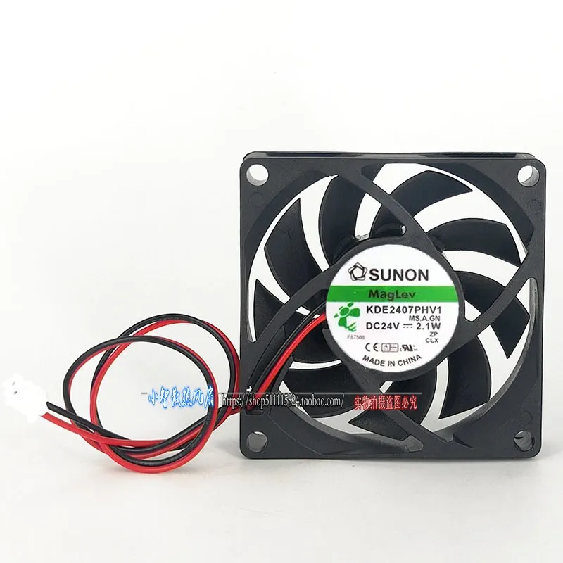 ORIGINALE KDE2407PHV1 DC24V 7015 70*70*15mm NUOVO RADIATORE VENTOLA DI RAFFREDDAMENTO