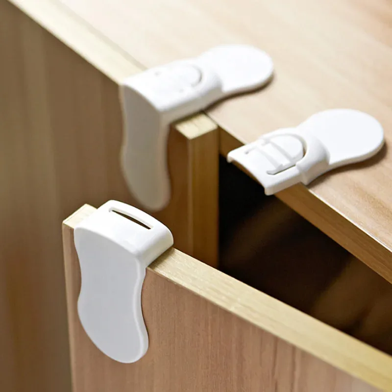 

5Pcs/Lot Children's Corner Lock Safety - Baby Protection Lock for Cabinet Doors & Drawers (New Design)