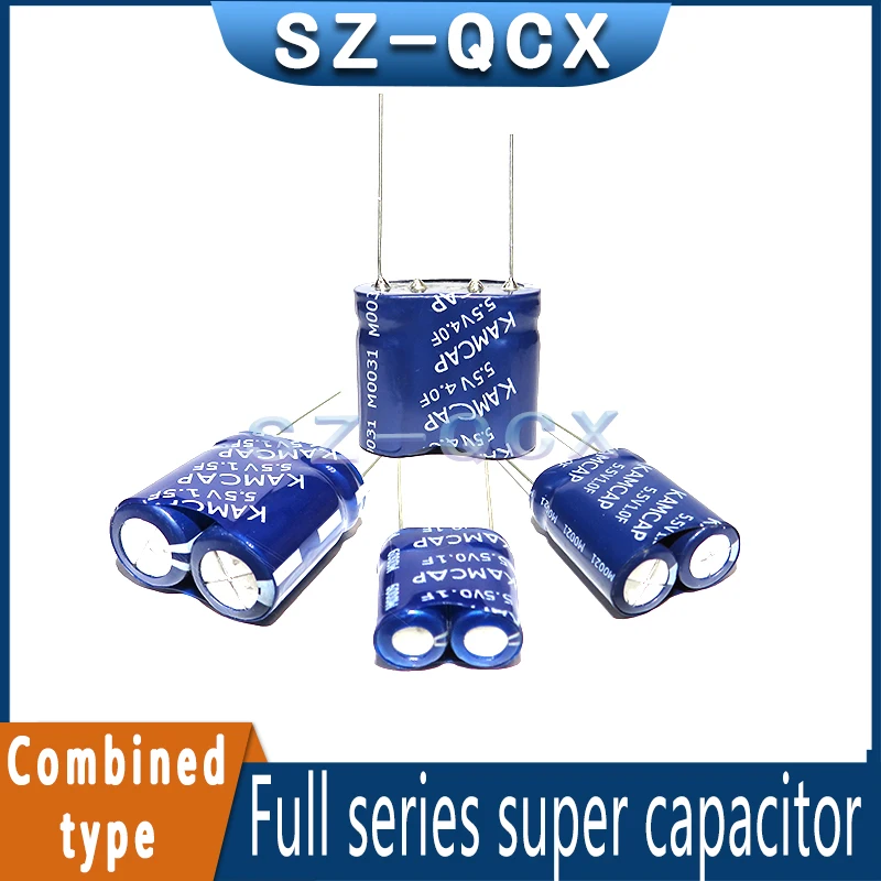 10PCS Supercapacitor 5.5V 0.1F 0.22F 0.33F 0.47F 1F 1.5F 2F 4F 5F 8F 10F 15F Combined type