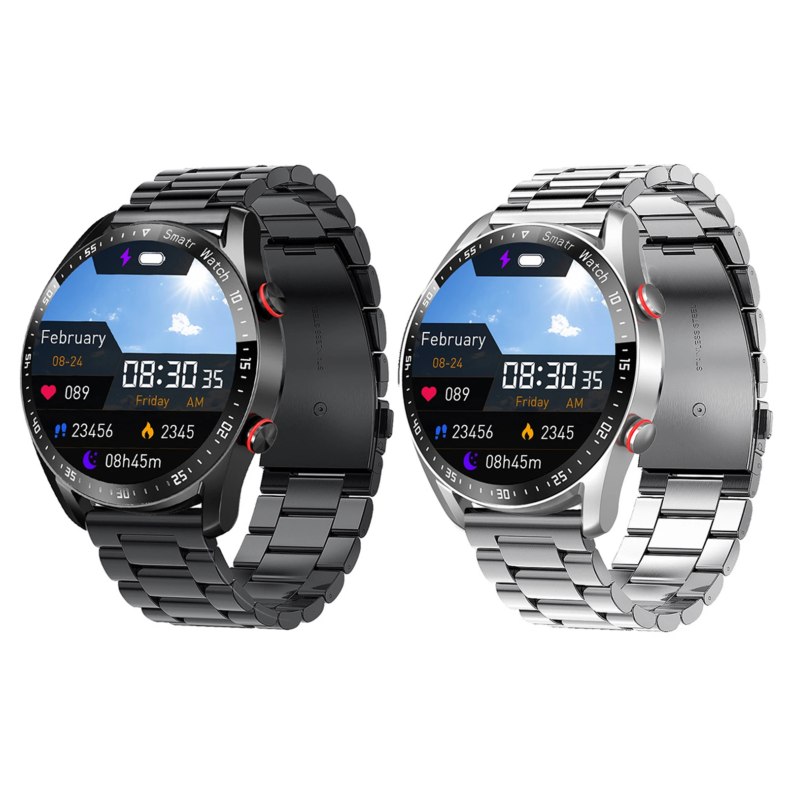 

HW20 Digital Watch Health Monitoring IP67 Waterproof Digital WatchFashion BT Calling Sleep Monitoring ECG+PPG Business Watch