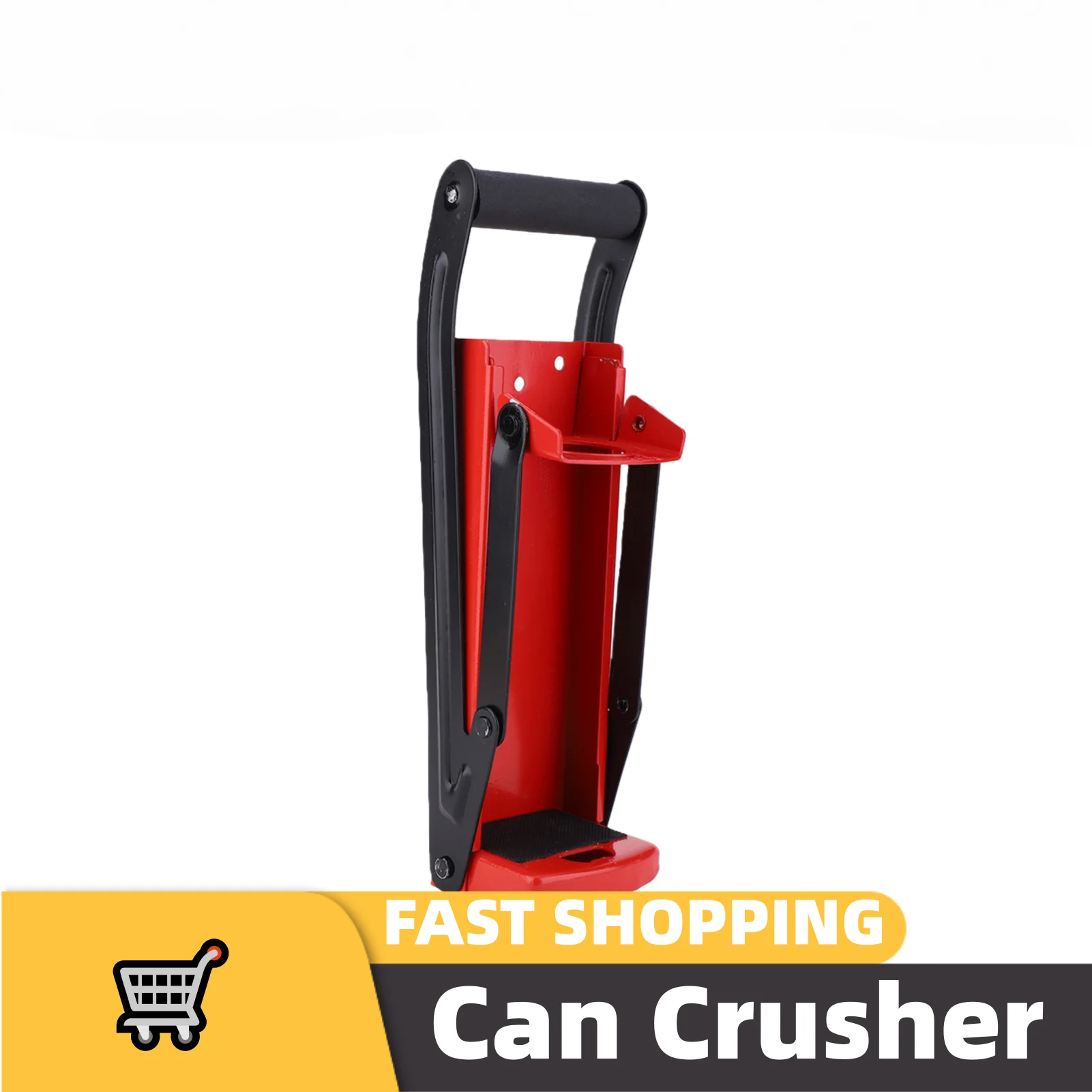 500 مللي يمكن كسارة الأحمر الصلب المطاط مقبض أداة إعادة تدوير الزجاجات البلاستيكية مع فتاحة كسارة الزجاجات الصلب كسارة الزجاجات البلاستيكية #1