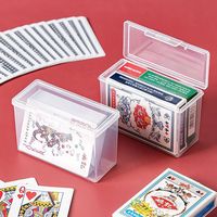 Playing Card Transparent Plastic Storage Box Ultraman Game Card ID Card Card Card Card Business Card Storage