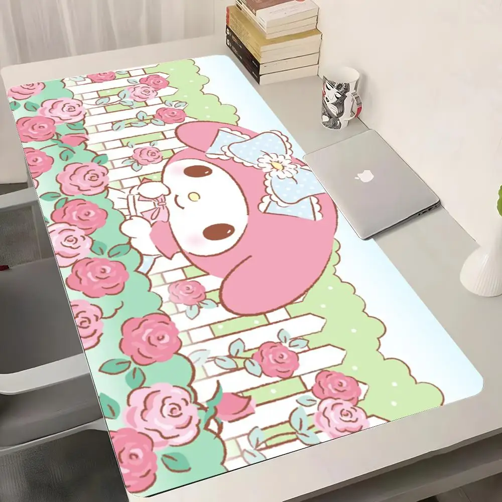 Cute My Melody Little Twin Mouse Pad Gaming Abstract Large 800x400mm MouseMat Gamer XXL Mause Carpet PC kawaii Desk