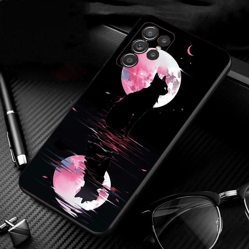 

Lovely Cat Phone Case For Samsung Galaxy S25 S24 S23 S22 Ultra S24 S23 S22 S21 Plus S25 Edge S24 S20 FE
