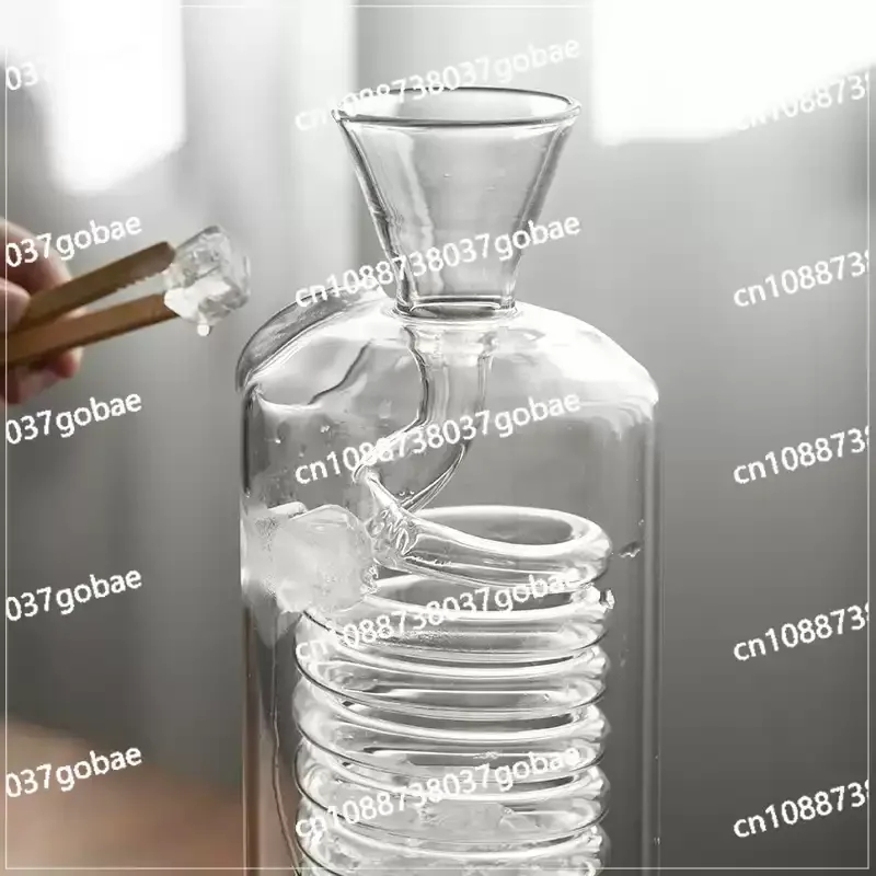 Quick cold brew glass tube ice brewed coffee maker, summer ice brewed teapot