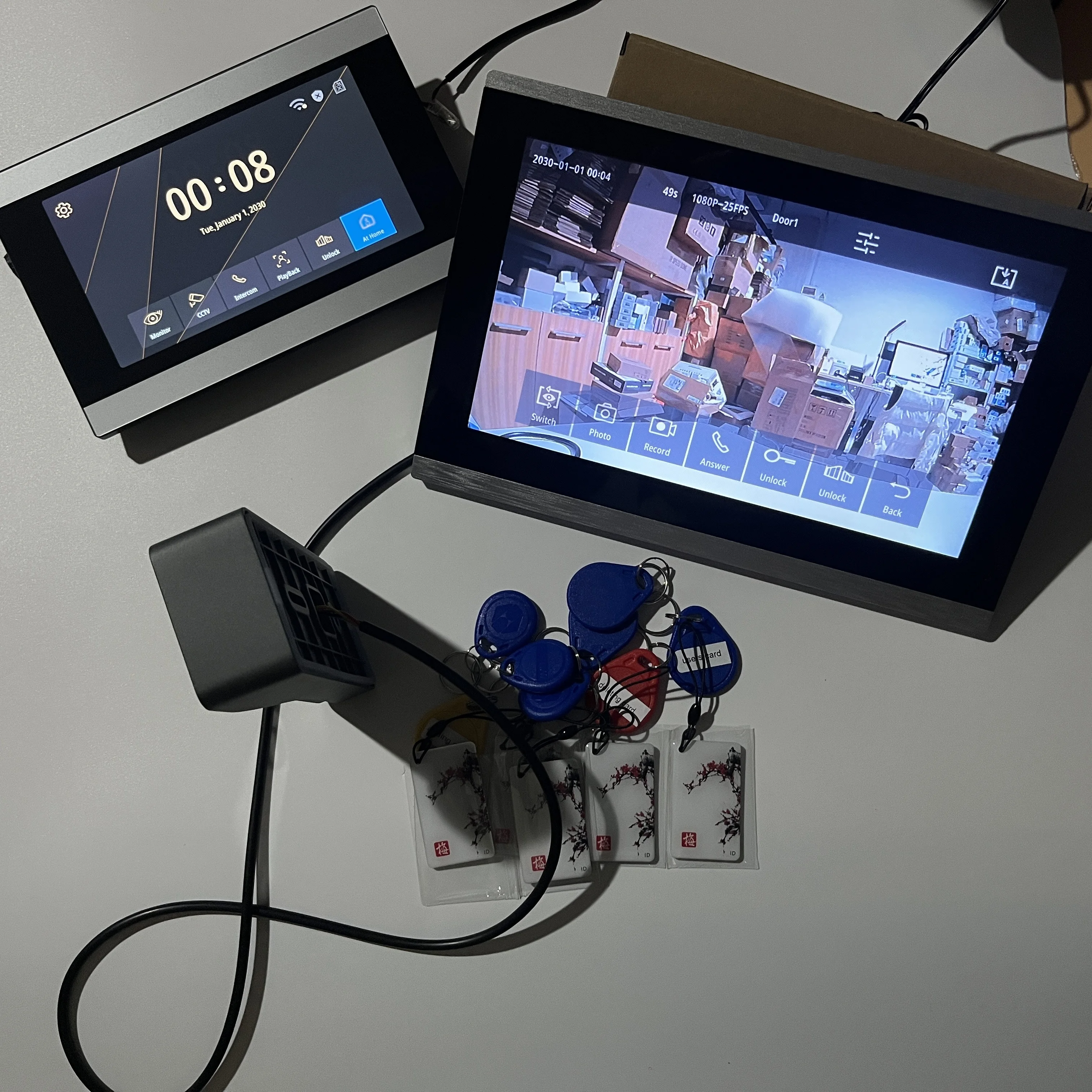 7 / 10 Inch Color Touch Screen - огляд і ціна Access Control System Rfid Kit