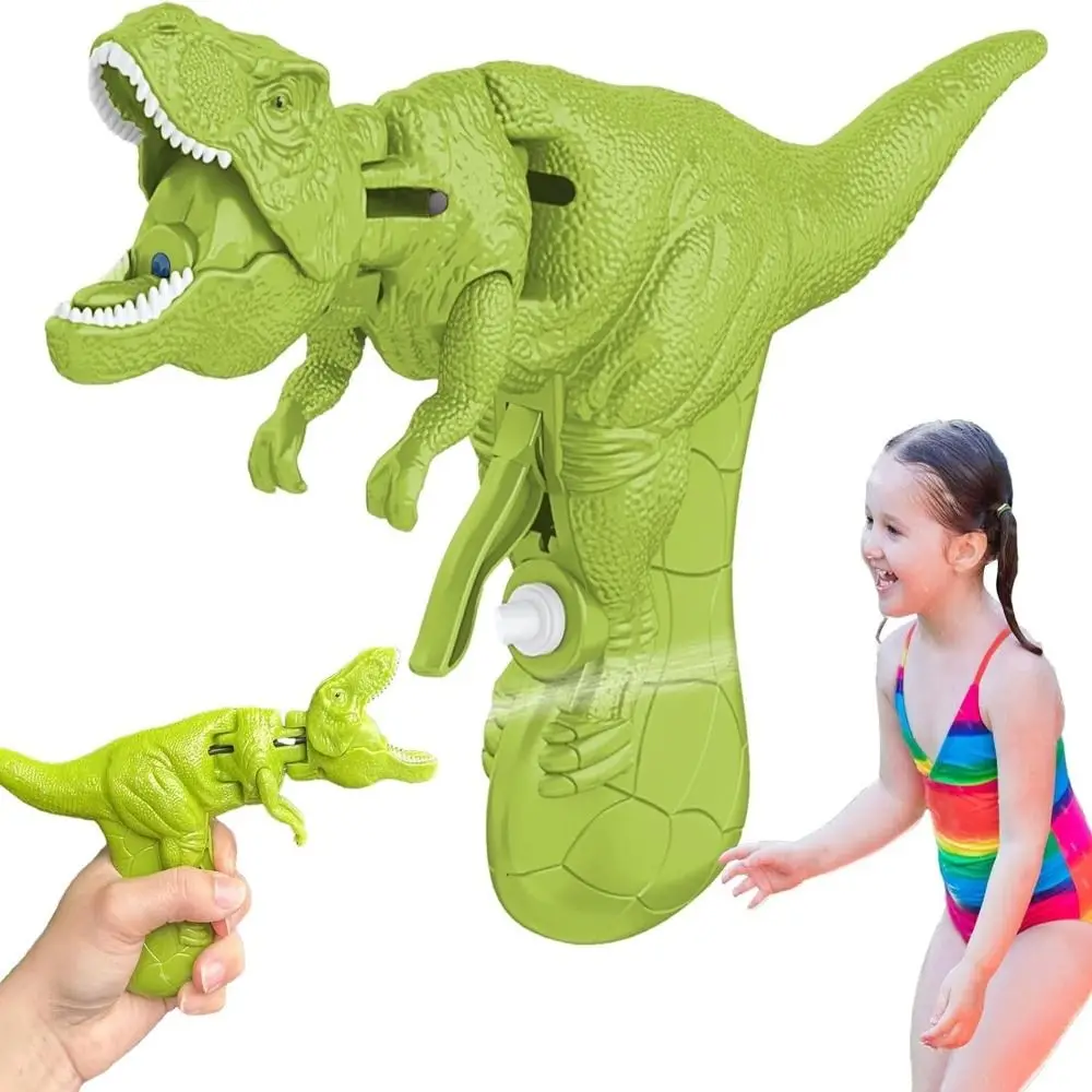 دينو رذاذ ديناصور هز رئيس رذاذ الماء لعبة اطلاق النار الضغط لعبة الماء للأطفال الشاطئ حمام سباحة اللعب محاكاة
