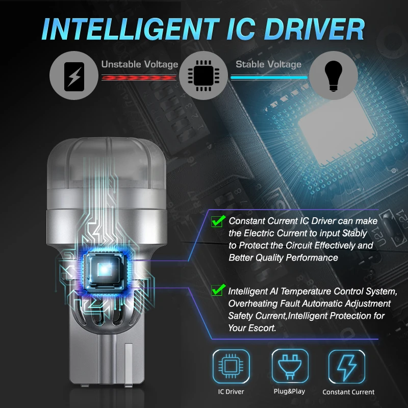 2x W16W LED 912 921 T15 LED Bulbs Car Backup Reverse Lights For Hyundai Accent Santa Fe ix35 ix20 ix55 Tucson Elantra Sonata - Image 5