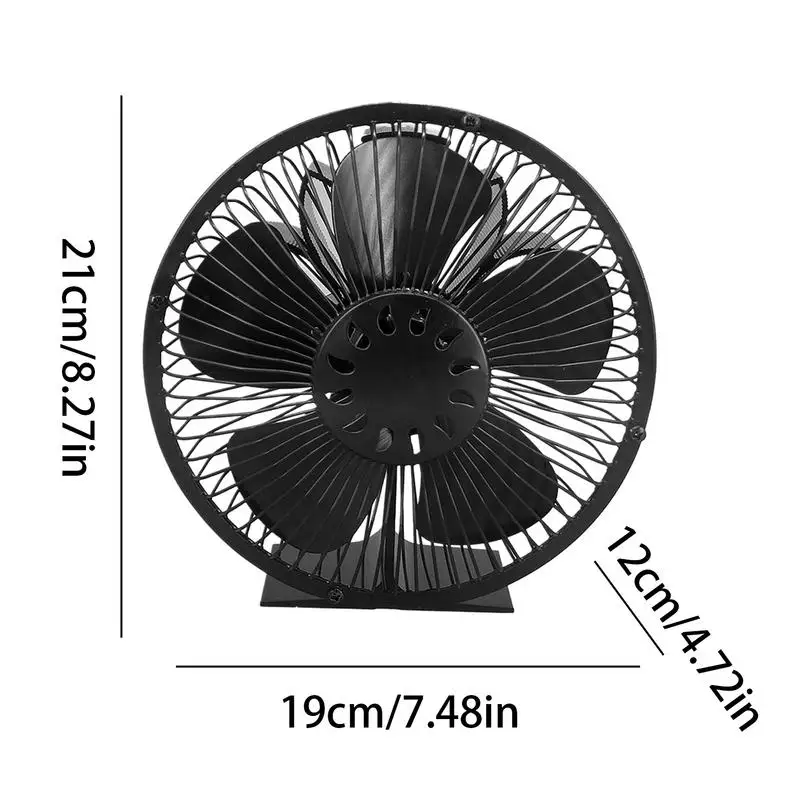 Imagem -06 - Ventilador de Fogão a Lenha com Tampa Protetora Ventilador Movido a Calor ar Quente Circulante para Casa Lareira a Lenha