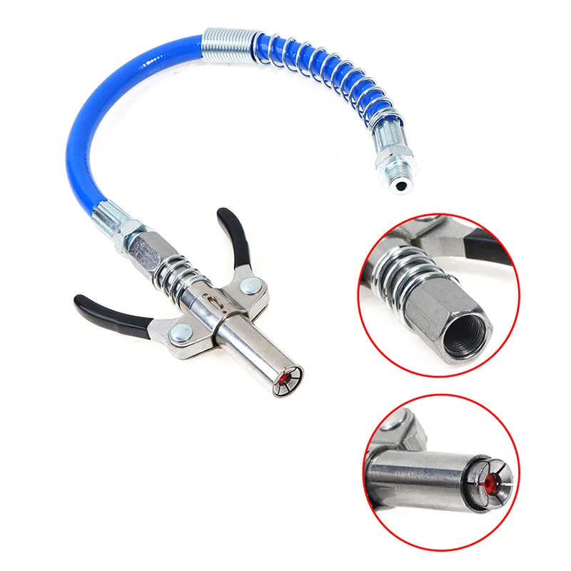 Grease Gun Coupler 10000 PSI NPTI/8 High Pressure Grease Nozzle Oil Pump Car Syringe Lubricant Tip Repair Accessories Lubricant