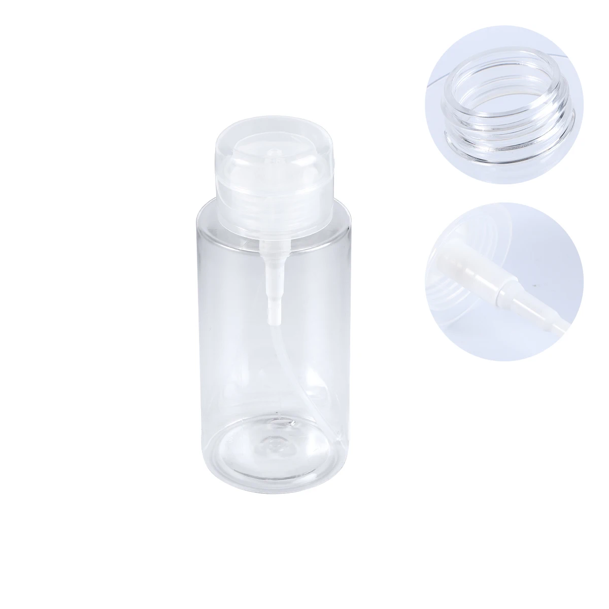 

4 Pcs Mini Travel Bottles for Makeup Remover Portable Dispensing Containers Plastic Spray Pump Bottle Durable Transparent Design