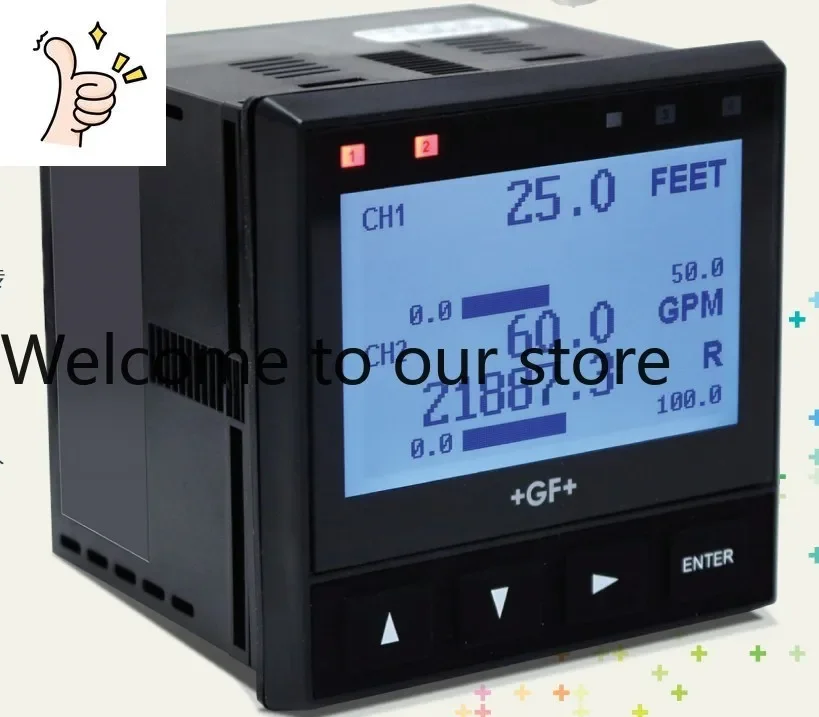 + GF + Signet 3-9950-1 3-9950-2 Dual Channel Transmitter Conductance PH Display Meter Head