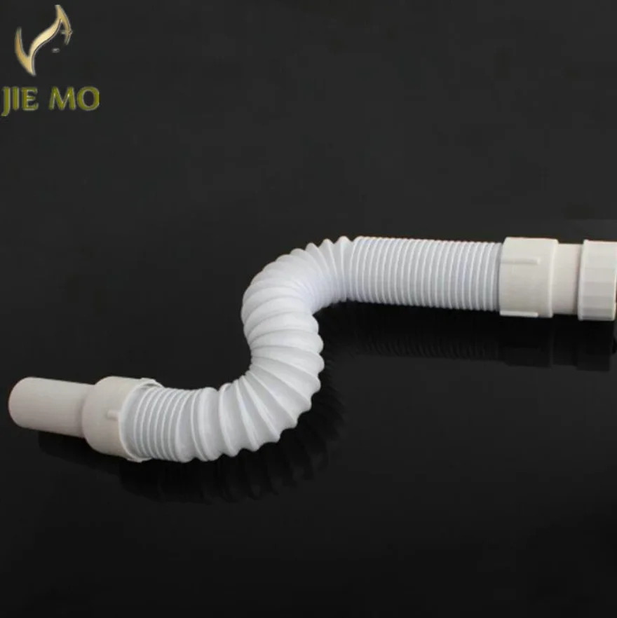 ABS Plastic Cess-Pipe Drain Plumbing Plomberie Flexible Drain Hose Kitchen Sink Hose Pipe Drainer Plumbing Hose Tube Basin sink