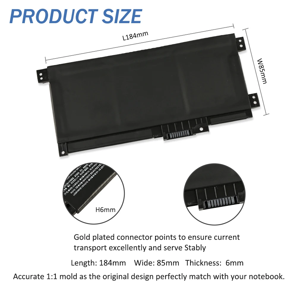 ETESBAY SQU-1711 Laptop Battery For ThundeRobot 911 Air 911ME 911MT 911S G7000M G8000M SQU-1718 11.55V 4440mAh