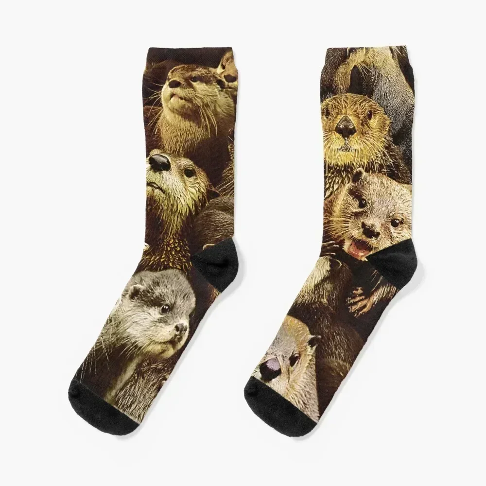 

Otters Socks heated japanese fashion anti-slip Socks For Girls Men's