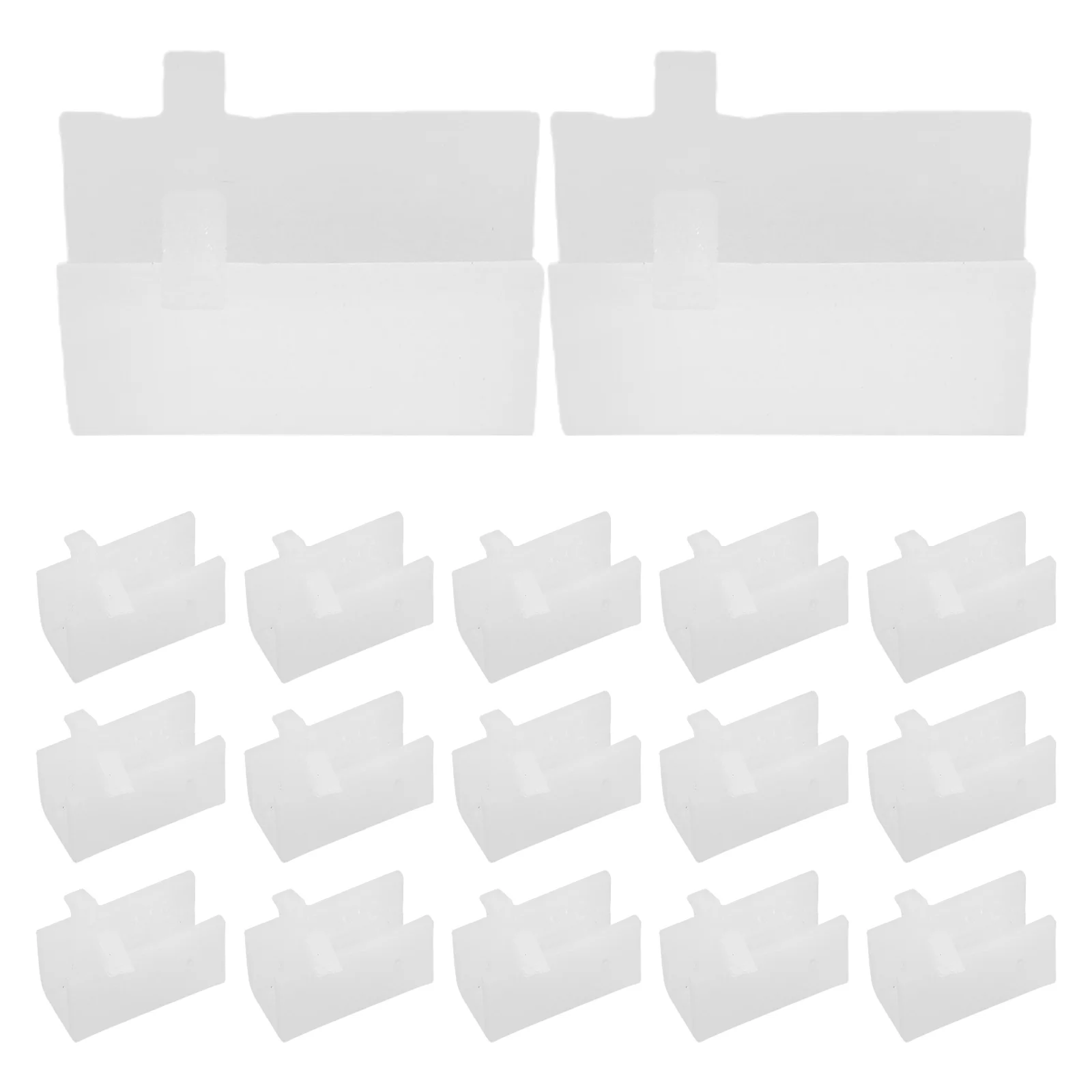 

20 Pcs Partition Buckle Adjustable Shelf Clip Cabinet Pegs for Support Clips Cupboard