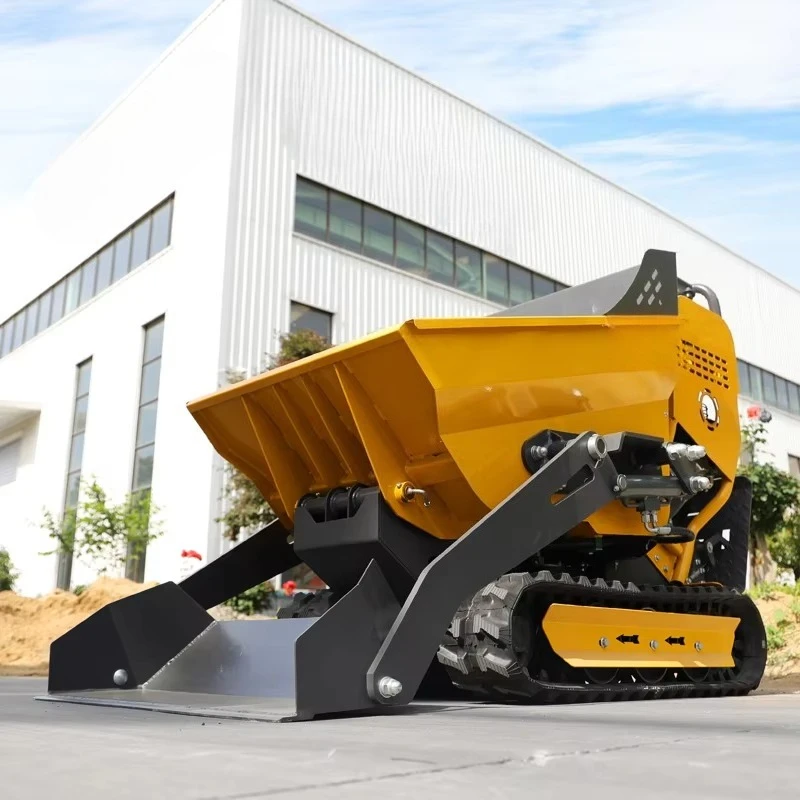 500kg EURO 5 Self Loading Mini Crawler Dumper Hot Selling Model For Europe America Small Household Track Dumper For Sale