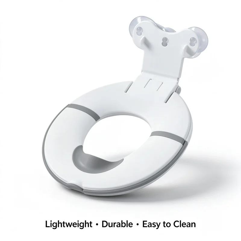 portable foldable child toilet seat for boys and girls travel potty training seat with splash guard easy to carry and store todd