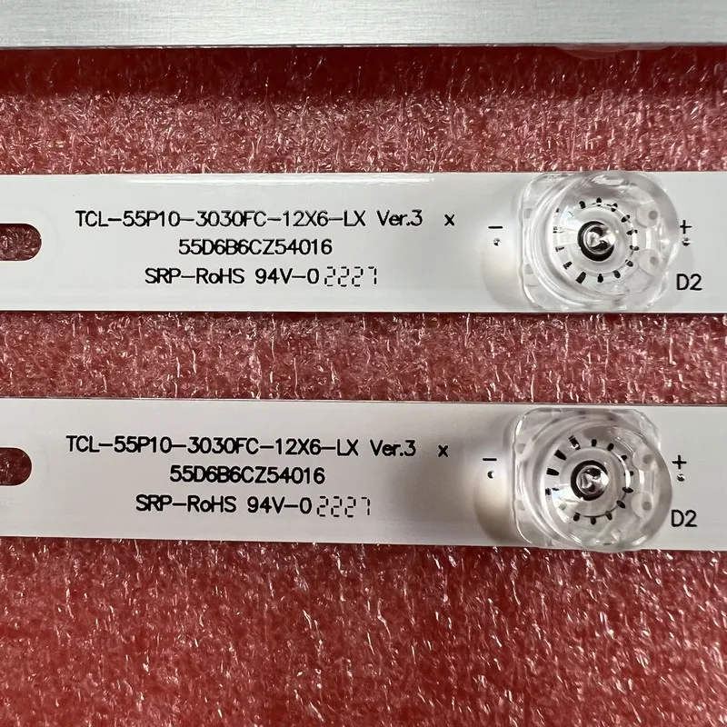 Tira de luces LED de retroiluminación, accesorio para TCL 55c815 55C715 55C715X1 55C717 55C716 55C78 55C811 55C815K, luz blanca