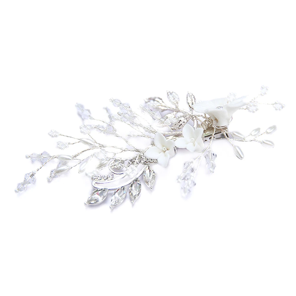 

Rhinestone Hairpins Crystal Design Wedding Bridal Hair Clips Bridesmaid Accessory Elegant Flower Style For Bride