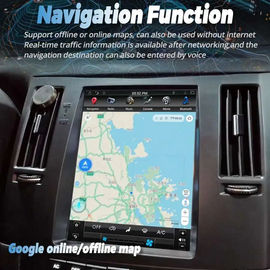 Ips شاشة لإنفينيتي FX35 FX45 2003-2011 اللاسلكية الوسائط المتعددة فيديو بلاي Carplay راديو 2din ستيريو نظام تحديد المواقع رئيس وحدة سيارة أندرويد