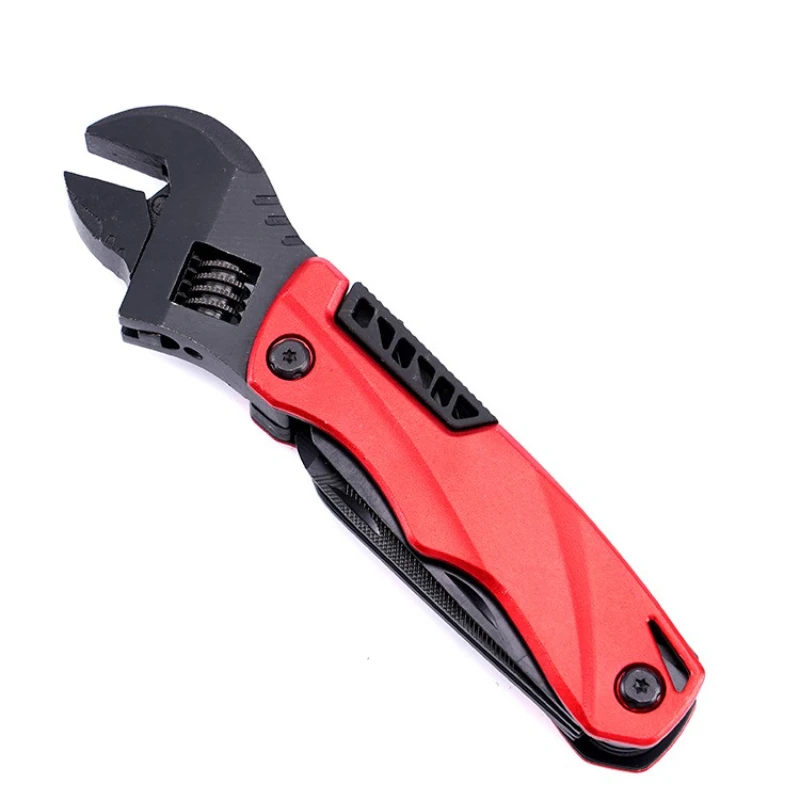 

Multifunctional Wrench Clamp Outdoor Combination EDC Tool Multipurpose Tool Clamp Folding Knife Saw Wrench Repair
