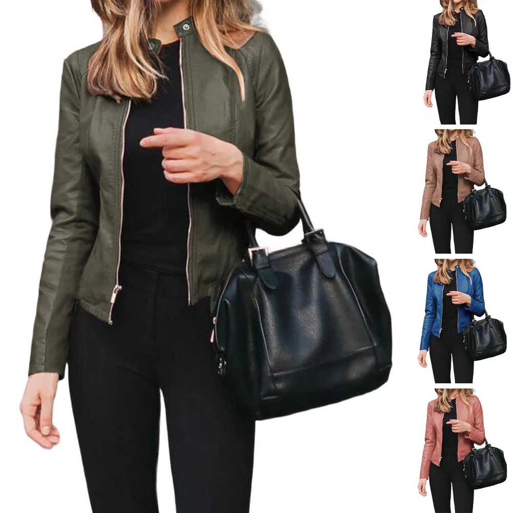 Hot Selling Jacket Men Leather Jackets Party Fashion Daily Outfit Artificial Leather Fabric For Casual Outings