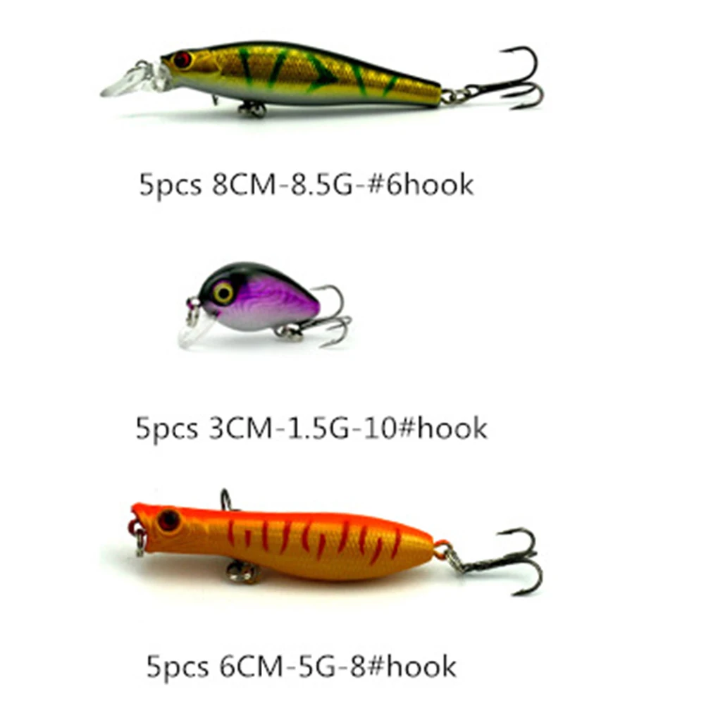 

30pcs Metal Fish Shape Lures Fishing Baits Lifelike Simulation Lures Strong Tear Resistant Reflective Light 6 Specifications
