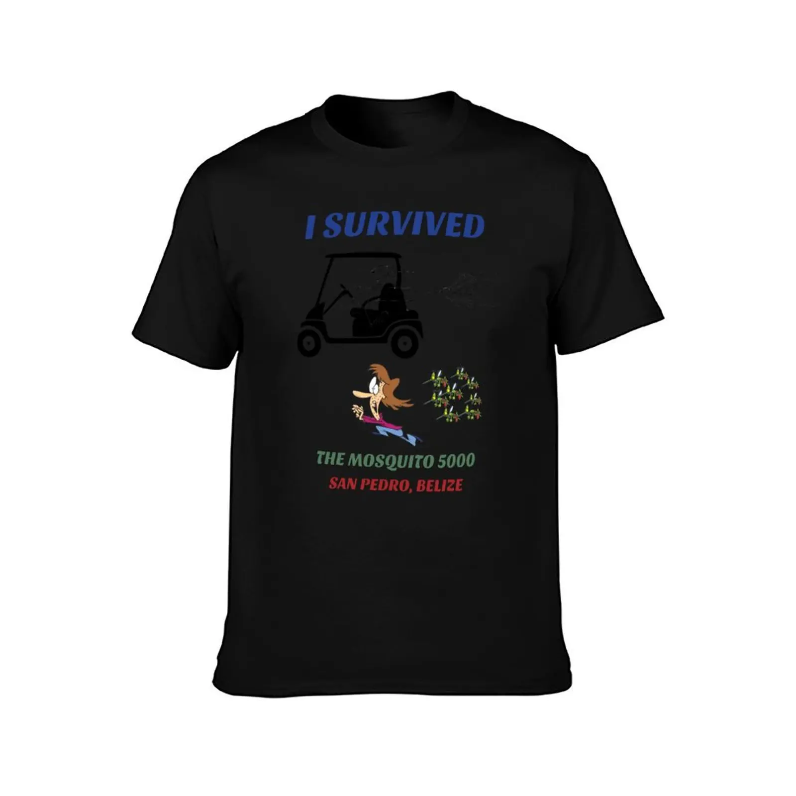 I SURVIVED THE MOSQUITO 5000 T-Shirt Work Duty Casual T-Shirt
