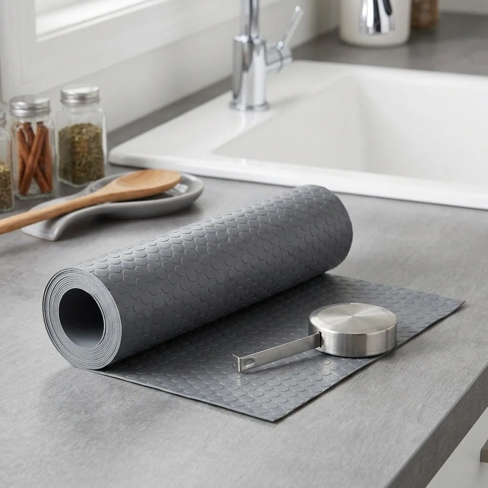 Moisture Resistant Drawer Liner Stain Resistant Mat Diamond Drawer Liner Flexible Sheet Textured Diamond Pattern