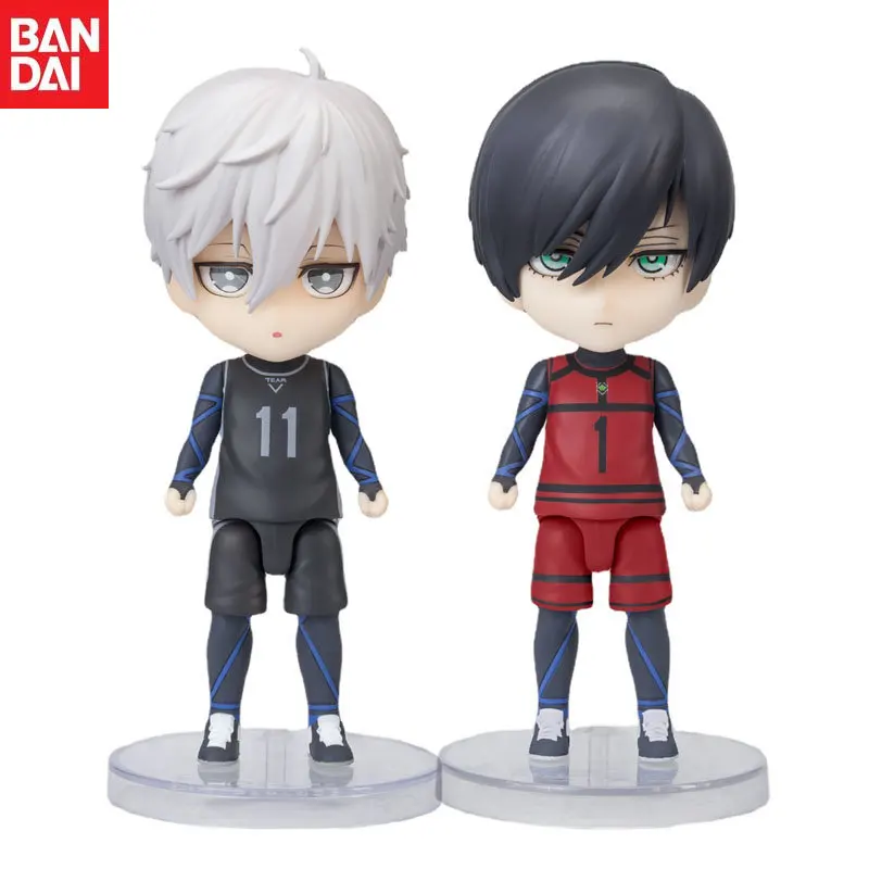 In Stock Bandai Original Banpresto Anime BLUE LOCK Figuarts Mini Seishiro Nagi ITOSHIRIN Action Figure Model Children's Gifts