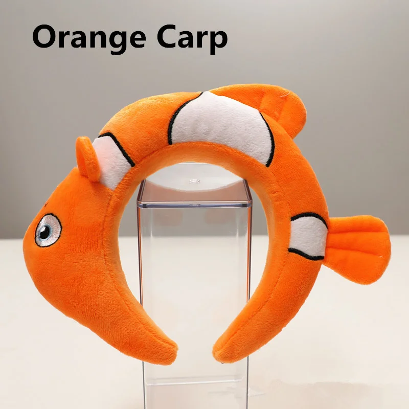 Children Ocean Animal Party Gift Favors Hat Headband Cartoon Crab Lobster Shark Headwear Headdress Cap