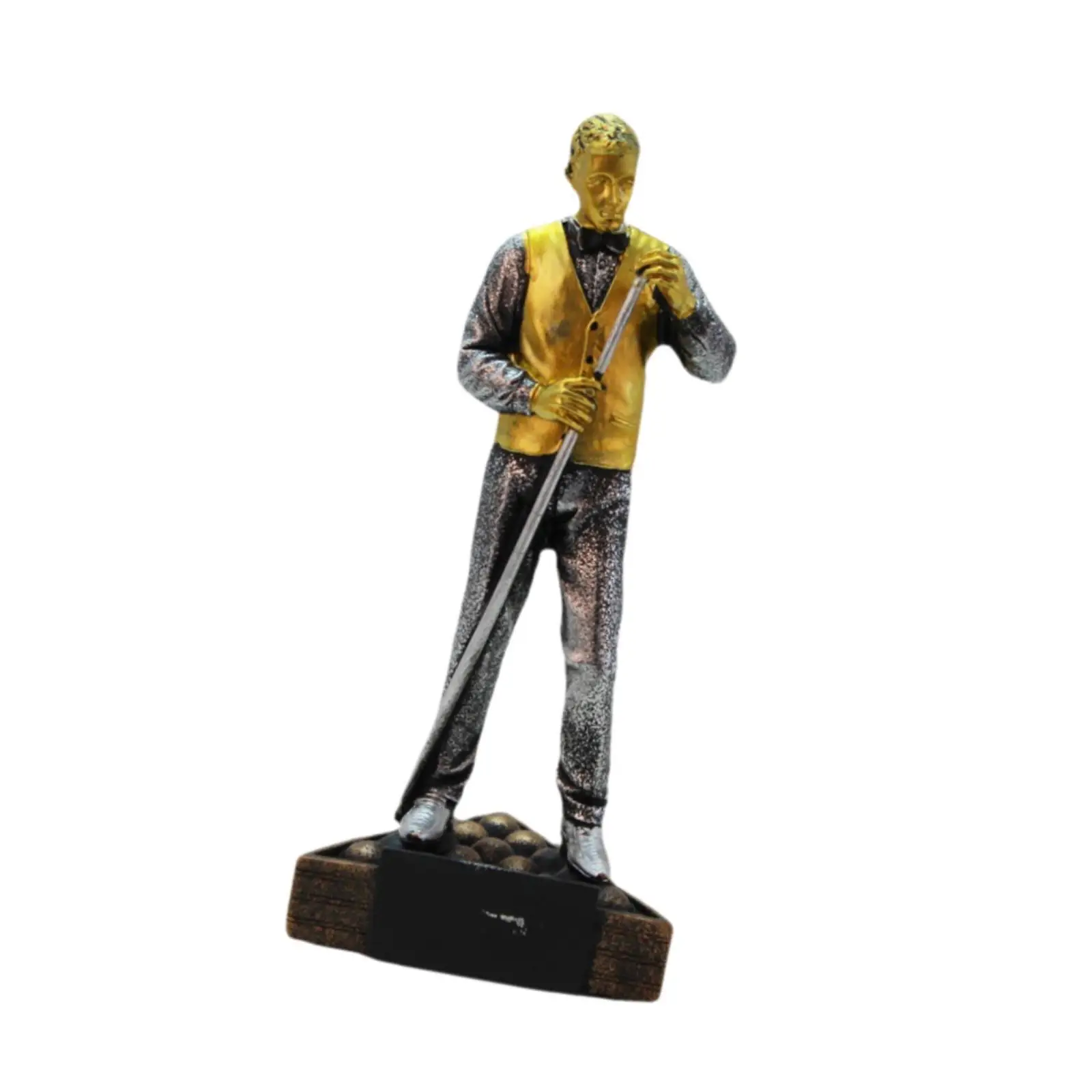 Trophée de récompense de billard, Figurine de joueur de billard pour bibliothèque et salon