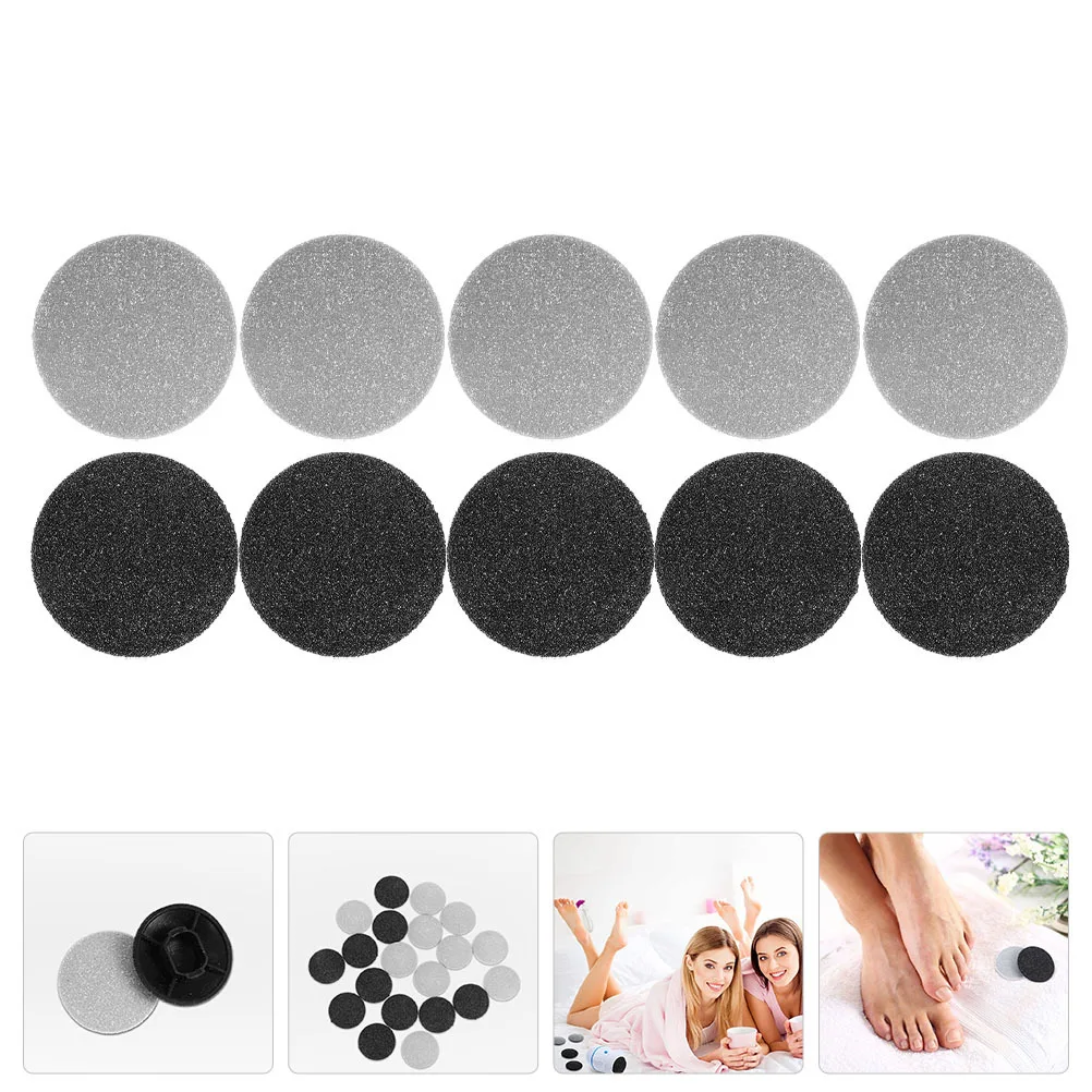 10Pcs Fuß Kallus Entferner Langlebige Runde Schleifpapier Discs Praktische Hause Fuß Pflege Werkzeuge Dead Skin Remover Peeling Datei